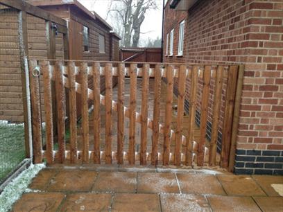 8ft wide x 4ft high Morticed and Tenoned Gate